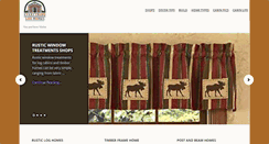 Desktop Screenshot of everything-log-homes.com