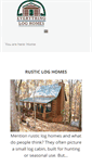 Mobile Screenshot of everything-log-homes.com